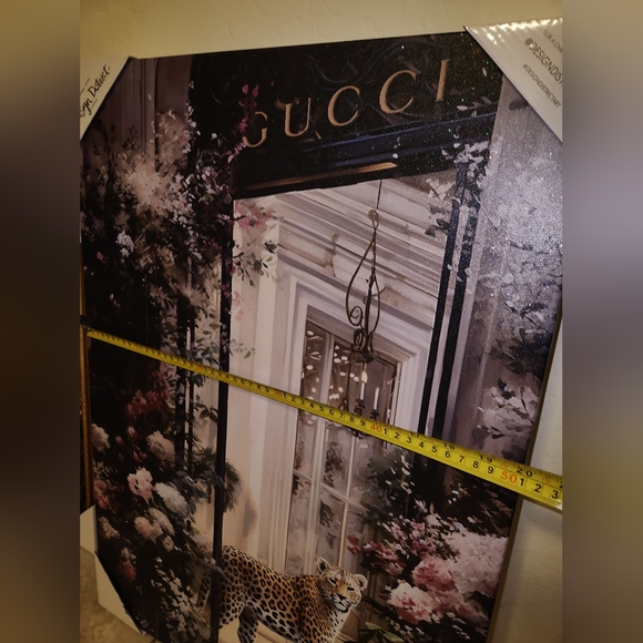 🔥Leopard Glitter Canvas Glamor Home Decor  Wall Art - Picture 5 of 7